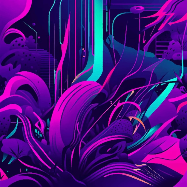 Vector abstract organic background