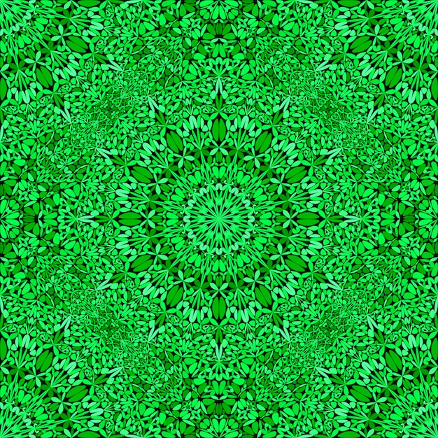 Vector abstract oriental seamless green mandala pattern background