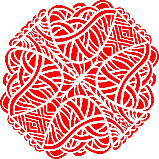 Abstract ornament in celtic style