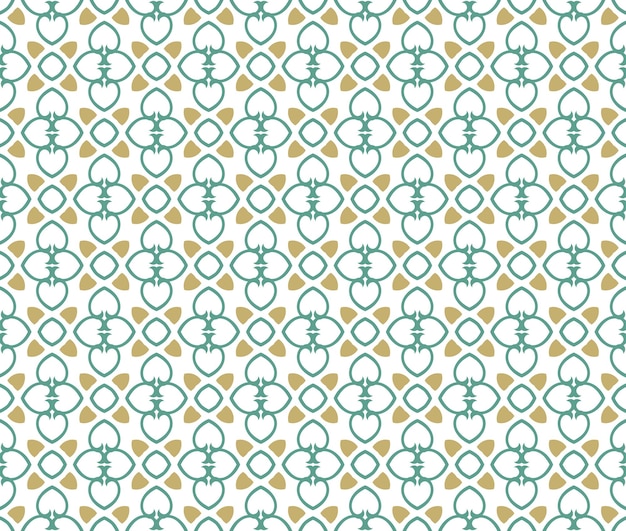 Vector abstract ornament seamless pattern background