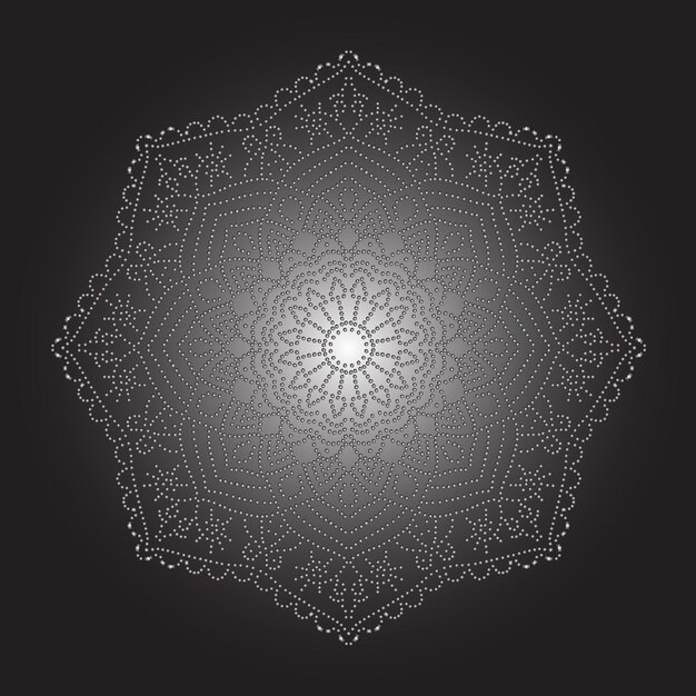 Mandala ornamentale astratto