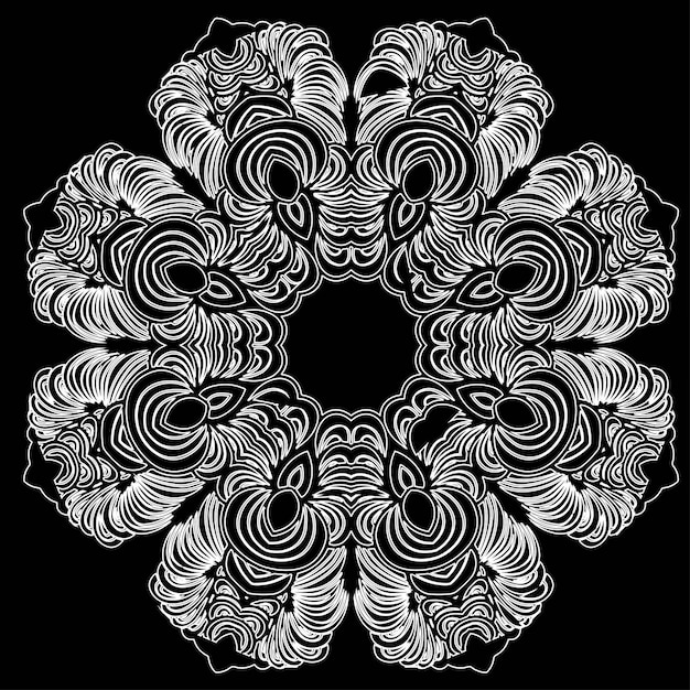 Abstract ornamental mandala