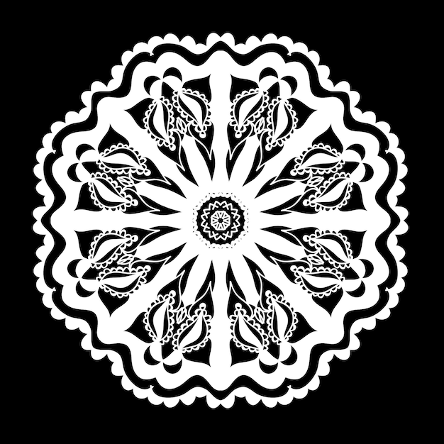 Mandala ornamentale astratto