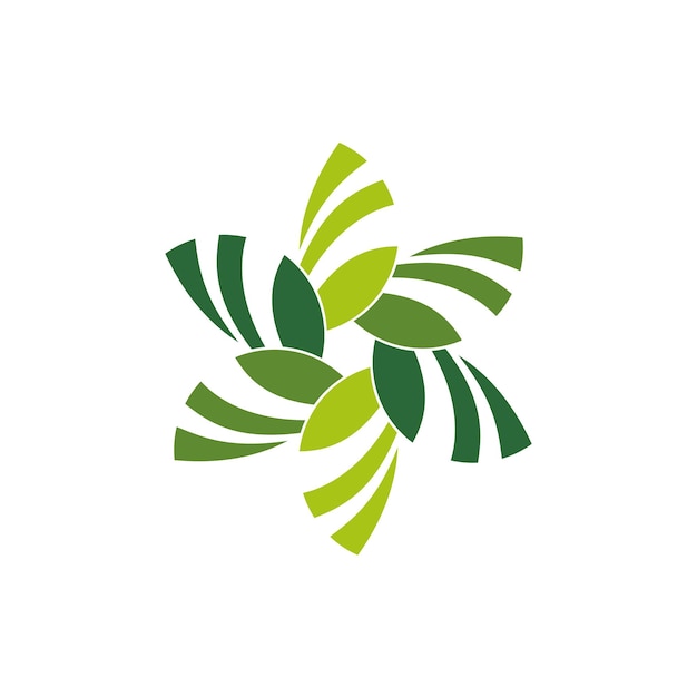 Abstract Ornamentele bloemen Logo Template Illustratie Ontwerp