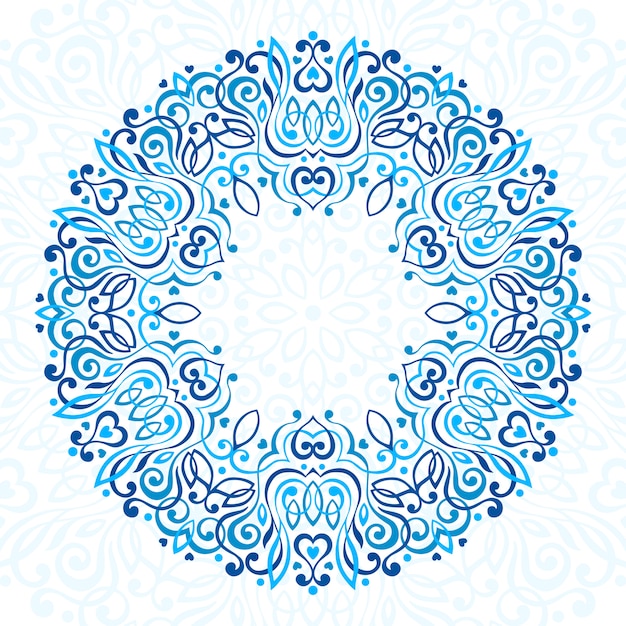 Abstract ornate mandala.