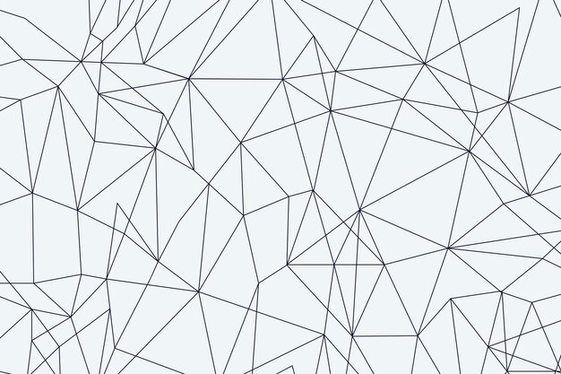 Vector abstract outlined polygonal shapes background