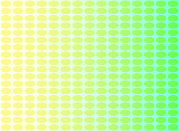 Abstract oval pattern with yellowgreen gradient