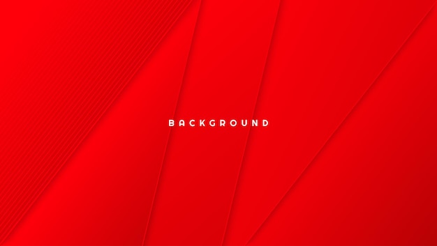 Abstract overlap background with red gradient shading