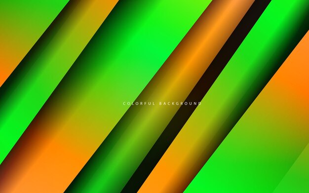 Abstract overlap layer multicolor banner background