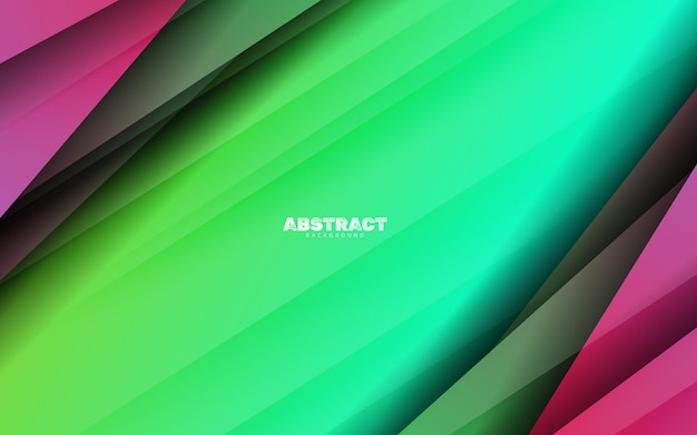 abstract overlap layer papercut background banner