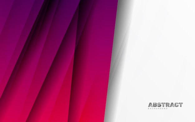 Premium Vector | Abstract overlap papercut magenta color background