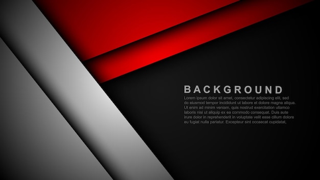 Abstract overlappende lagen achtergrond Vector ontwerp sjabloon voor moderne cover elementen banners
