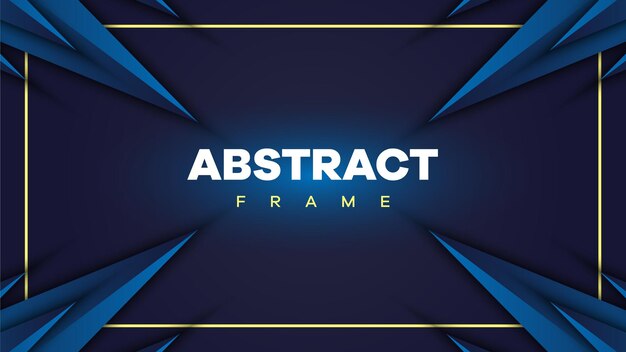 Vector abstract overlapping background frame