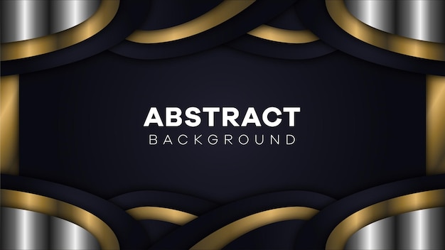 Vector abstract overlapping background vector