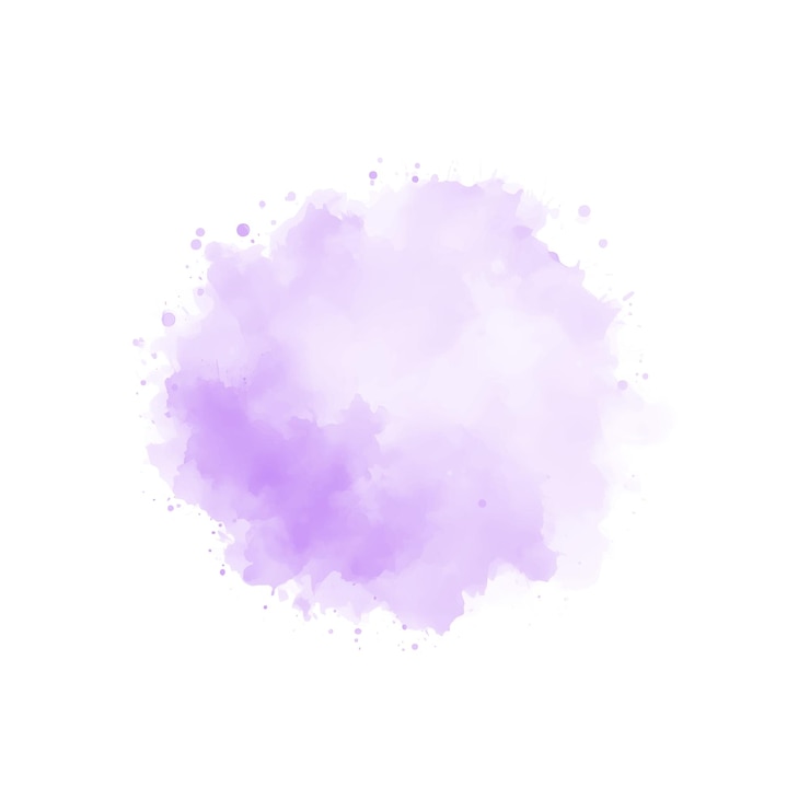 Vector abstract paars aquarel water splash vector aquarel textuur in violette kleur