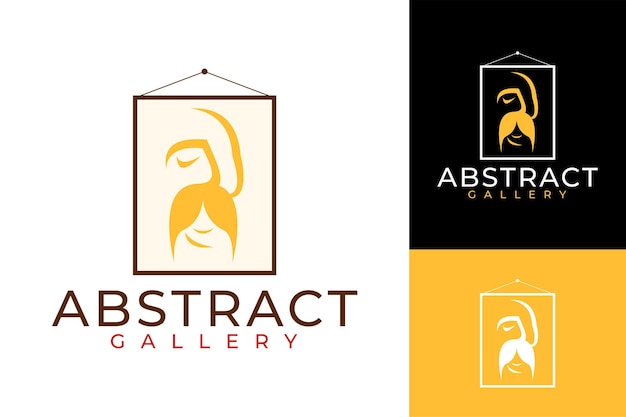 Abstract Paint Gallery Logo Design