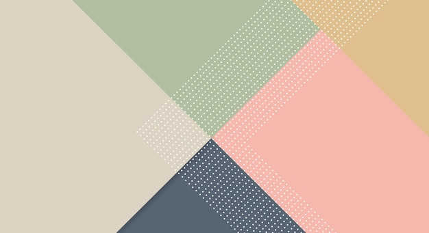벽지용 멤피스 페이퍼컷 스타일 및 파스텔 색상이 포함된 추상 종이 다채로운 배경