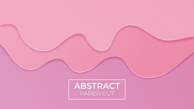 Abstract paper cut background