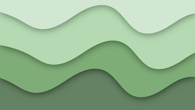 Abstract papier gesneden vorm golf achtergrond