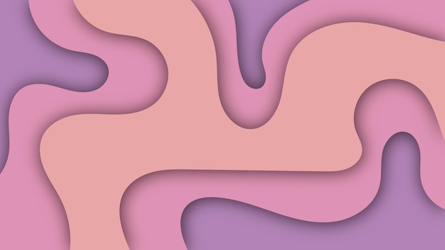 Abstract papier gesneden vorm golf achtergrond