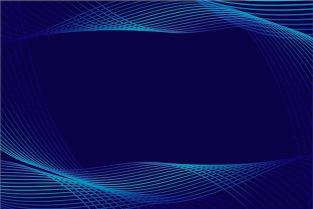 Vector abstract particle line background