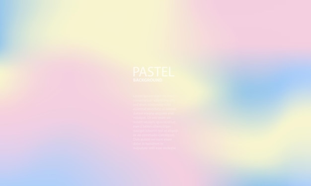 Abstract pastel color hologram liquid gradient background