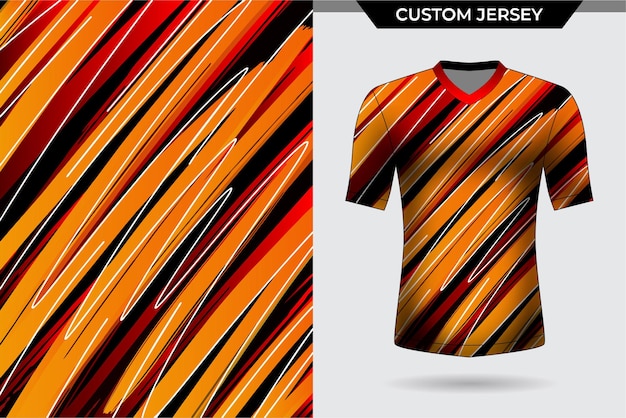 Vector abstract patroon met gradatie voor tshirt jersey sport