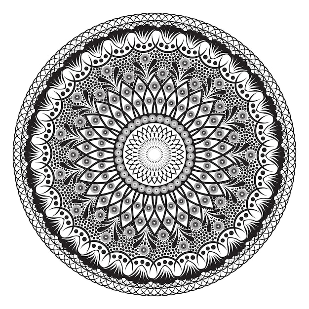 Abstract patroon van mandala