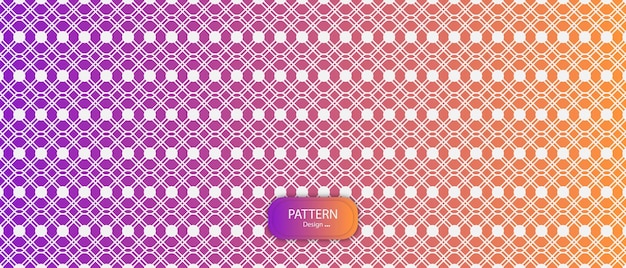 Abstract Pattern background colorful ornament Vector Flat Arabic floral and decorative Design