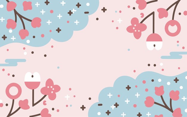 Vector abstract pattern background floral