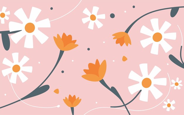 Vector abstract pattern background floral