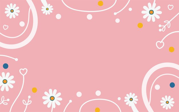 Vector abstract pattern background floral