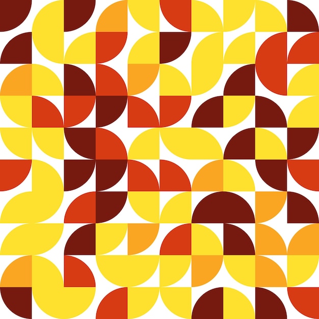 黄色、茶色、赤の色の抽象的なパターンの背景
