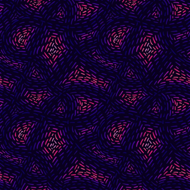 Abstract pattern. Doodle hatch background. Sketch strokes texture. Vector seamless pattern.