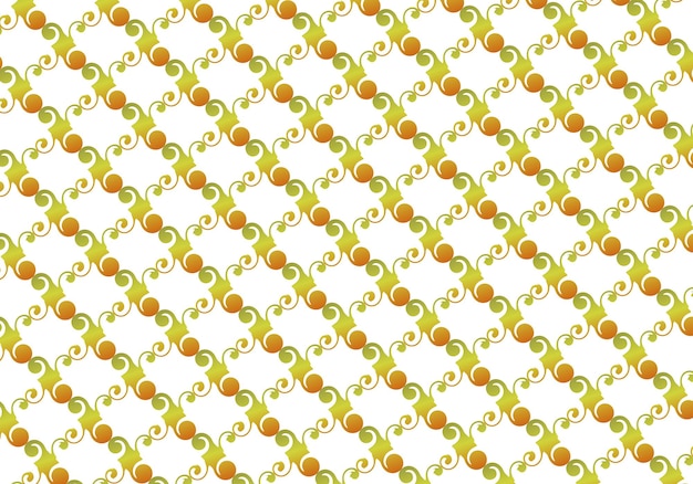 An abstract pattern of green yellow orange can be used as a wall background in a house