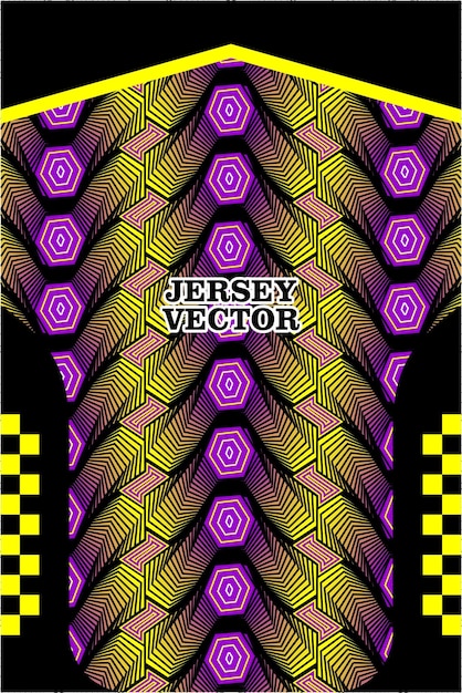 Vector abstract pattern for jersey background