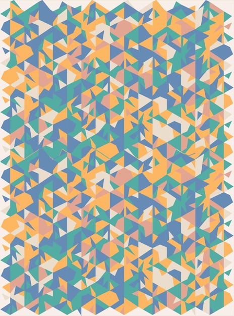 Abstract pattern shirt design concept