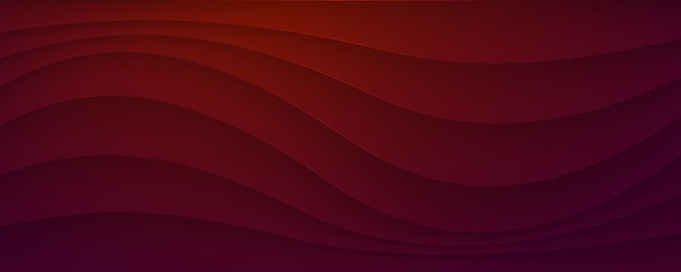 Vector an abstract pattern of wavelike formations in varying shades of red