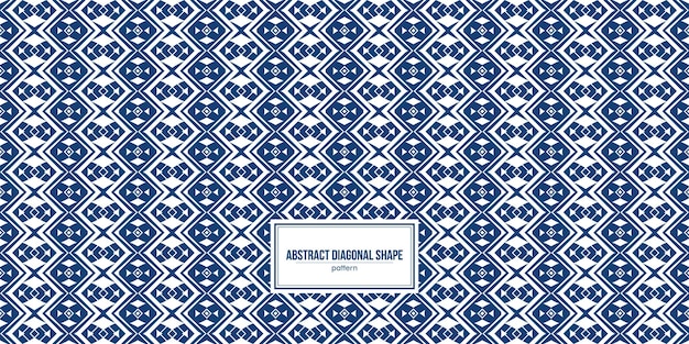 Abstract pattern with diagonal shape combination