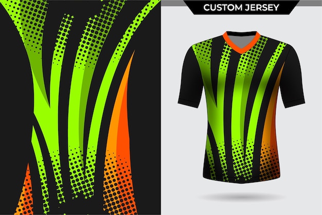 ベクトル tシャツ・ジャージ・スポーツのグラデーション付きの抽象的なパターン