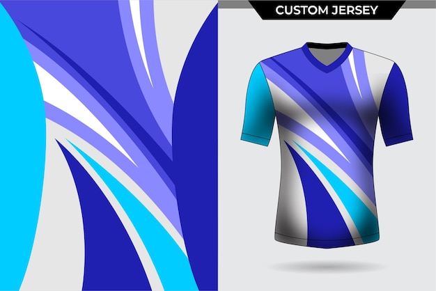 Abstract pattern with gradation for tshirt jersey sport