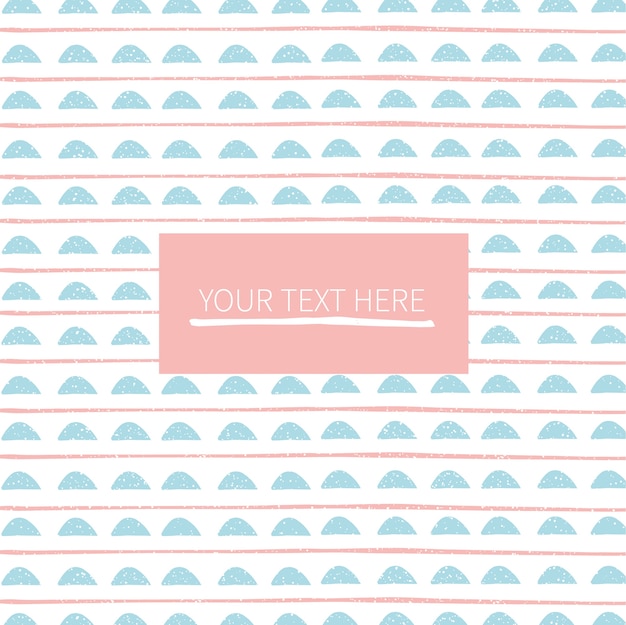 Abstract pattern with label for text