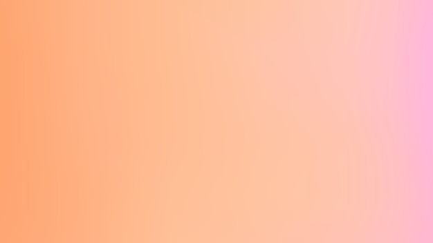 Abstract peach fuzz color vector banner Blurred light fresh orange delicate gradient background