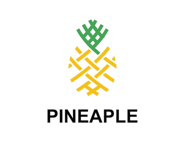 Abstract pineaple logo