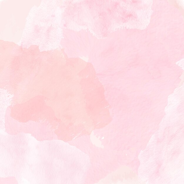 Vector abstract pink or apricot watercolor backgroundblush fluid painting
