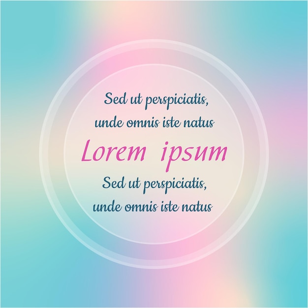 abstract pink background with gradient and round frame