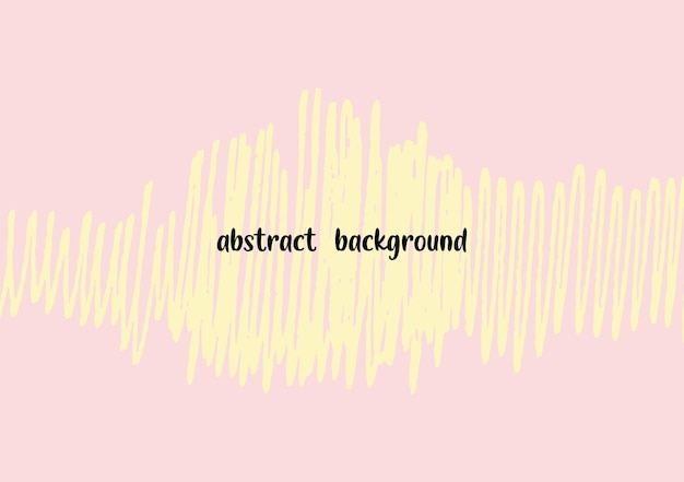 abstract pink background with yellow line wave