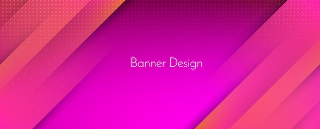 Bandiera astratta del modello geometrico di disegno di struttura di colore rosa