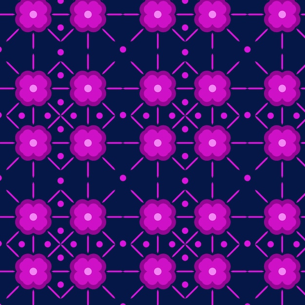 Вектор Абстрактный розовый цветочный бесшовный рисунок