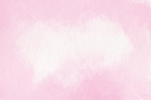 Abstract pink hand drawn watercolor paint background